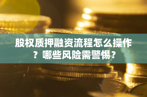 济南股权质押融资流程怎么操作？哪些风险需警惕？