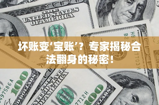 济南坏账变‘宝账’？专家揭秘合法翻身的秘密！