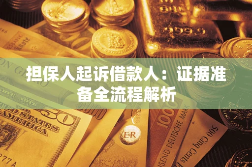 济南担保人起诉借款人：证据准备全流程解析