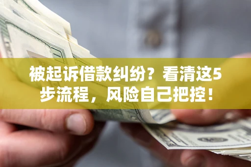 济南被起诉借款纠纷？看清这5步流程，风险自己把控！