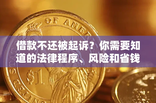 济南借款不还被起诉？你需要知道的法律程序、风险和省钱技巧