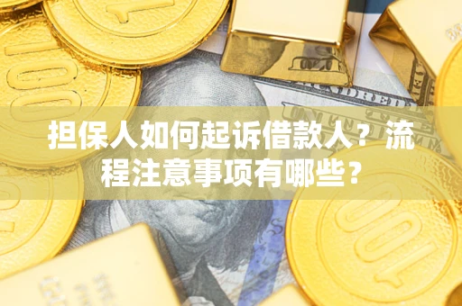 济南担保人如何起诉借款人？流程注意事项有哪些？